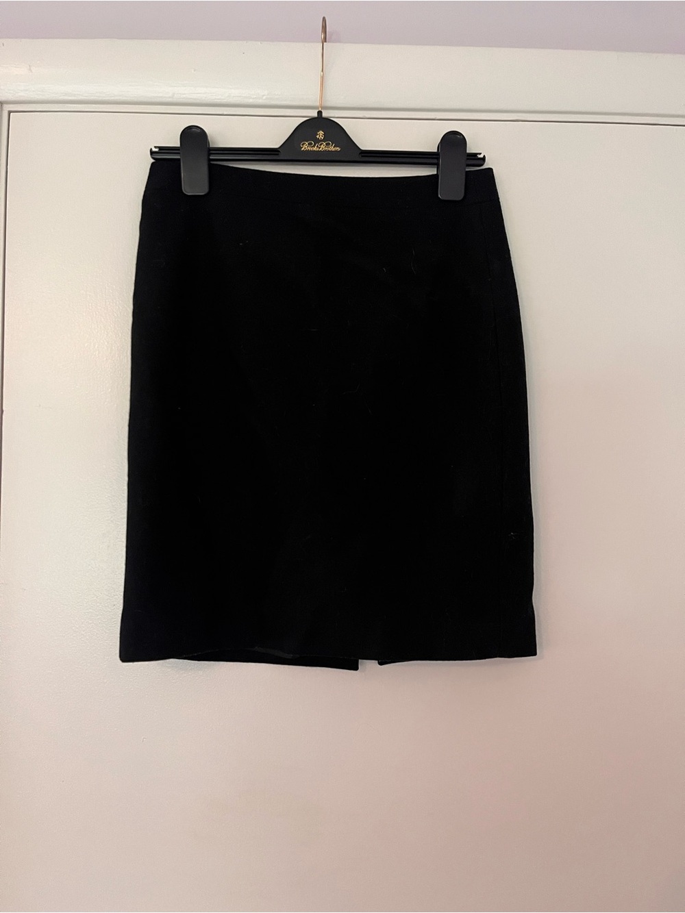 Jcrew Classic Black Wool Women's Pencil Skirt